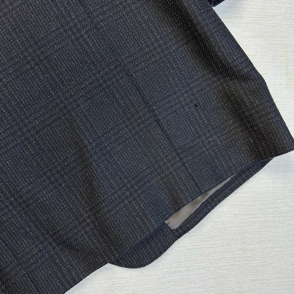 Canali Wool Cashmere Tweed Sport Coat 2 Button Men 46L US Brown Gray (56L IT)